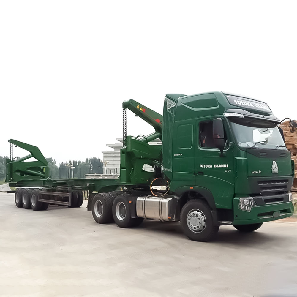 Remolque cargador de contenedores de 3 ejes 40FT