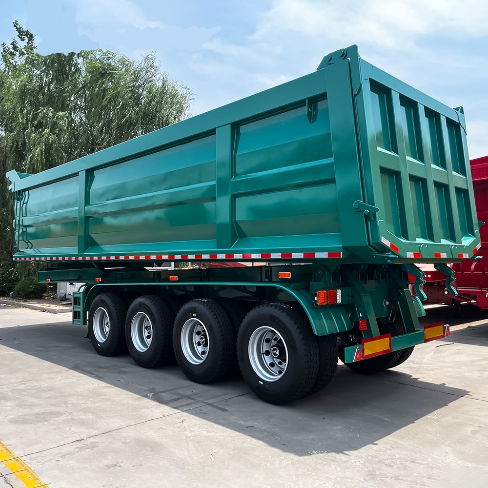 Remolque Volquete de Construcción de 4 Ejes 35CBM