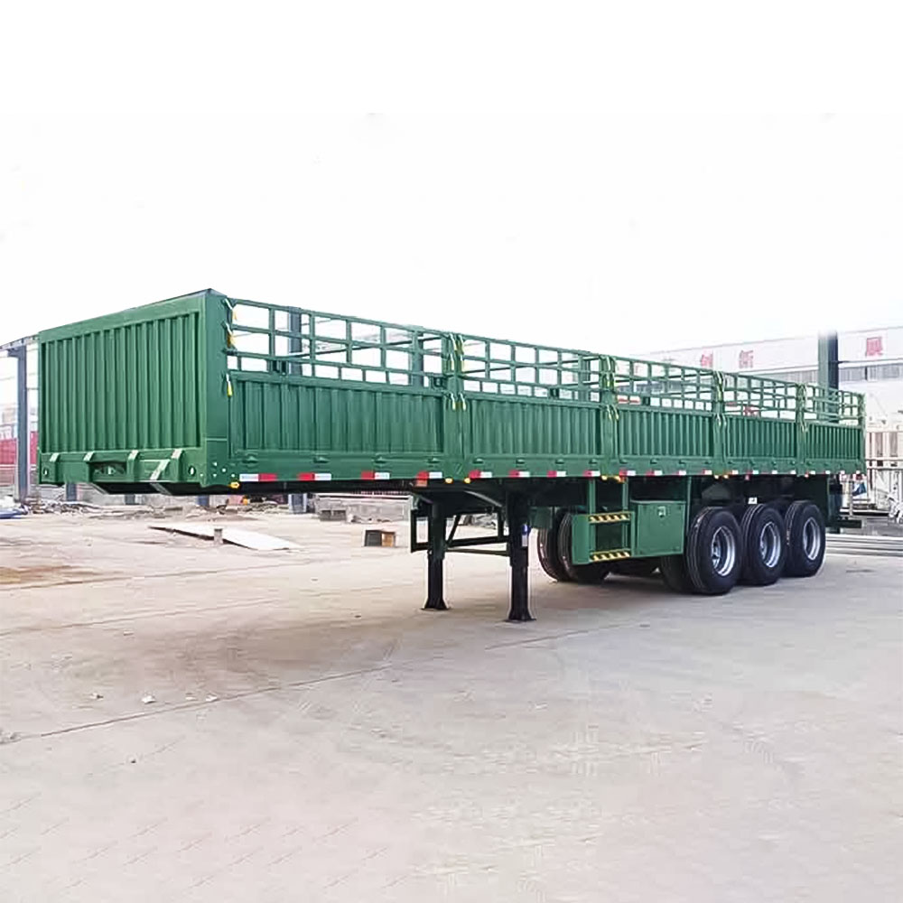 Remolque de Carga con Pared Lateral de 3 Ejes 40FT