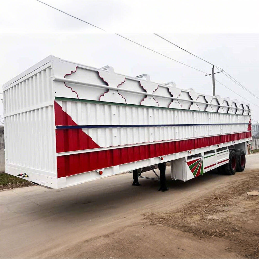 Semirremolque de Caja Pesado de 2 Ejes 40T
