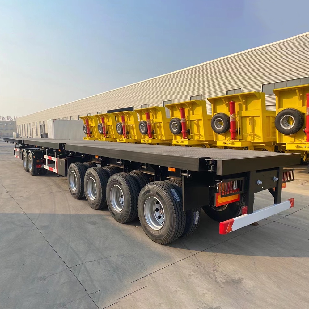 Remolque Plataforma Larga Superlink de 3 Ejes 60T
