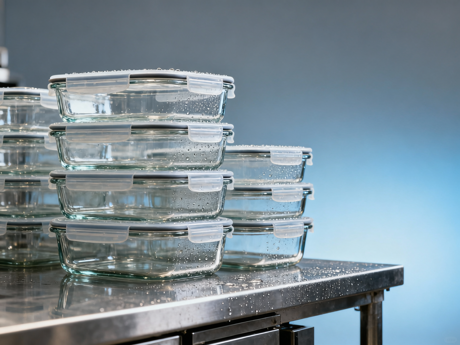 Leak-proof glass storage containers: Why lab-tested seals still fail in humid commercial kitchens