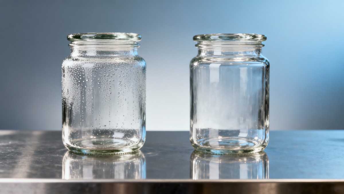 Glass sugar jars failing leak tests at high humidity—permeability of soda-lime vs. borosilicate glass