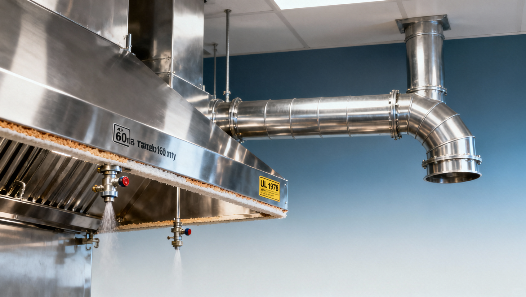 Are fire-rated hoods mandatory for all restaurant kitchen equipment setups?