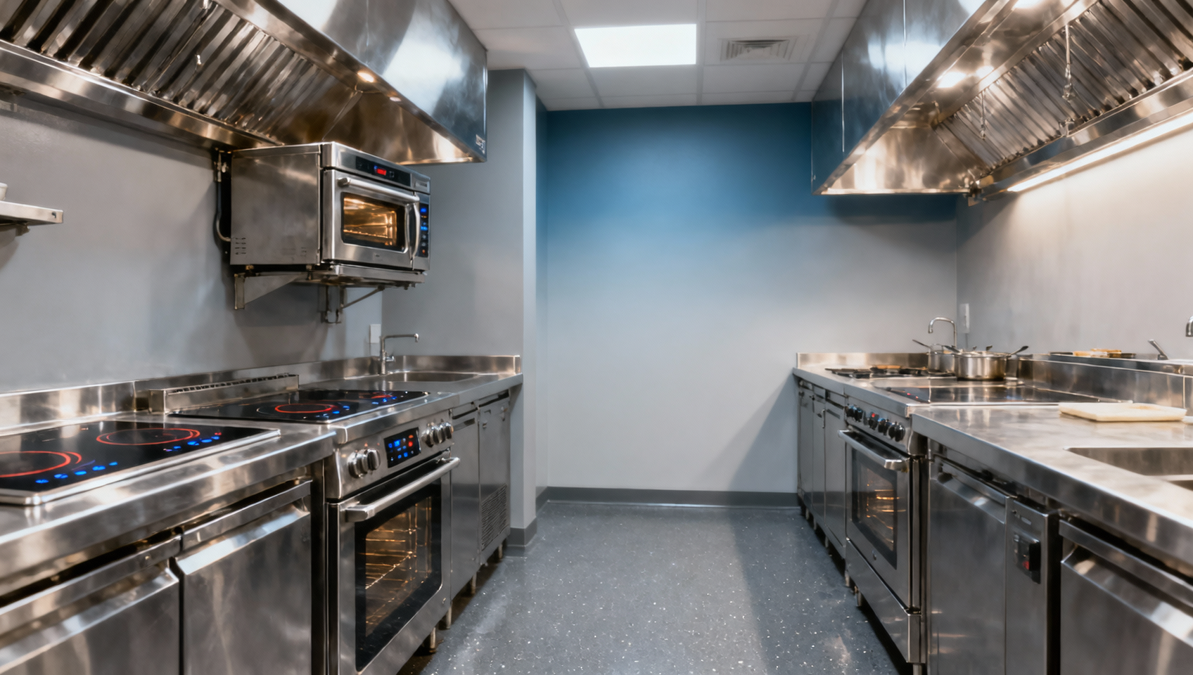 How to organize a restaurant kitchen when space is under 400 sq ft How to organize a restaurant kitchen when space is under 400 sq ft