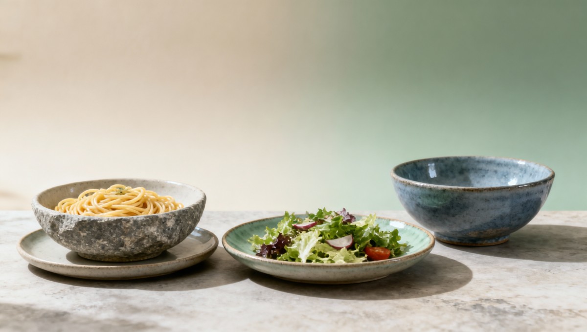 Stoneware pasta bowl color trends are shifting toward muted tones