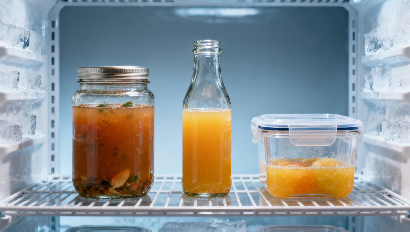 Why some glass containers fail in freezer storage