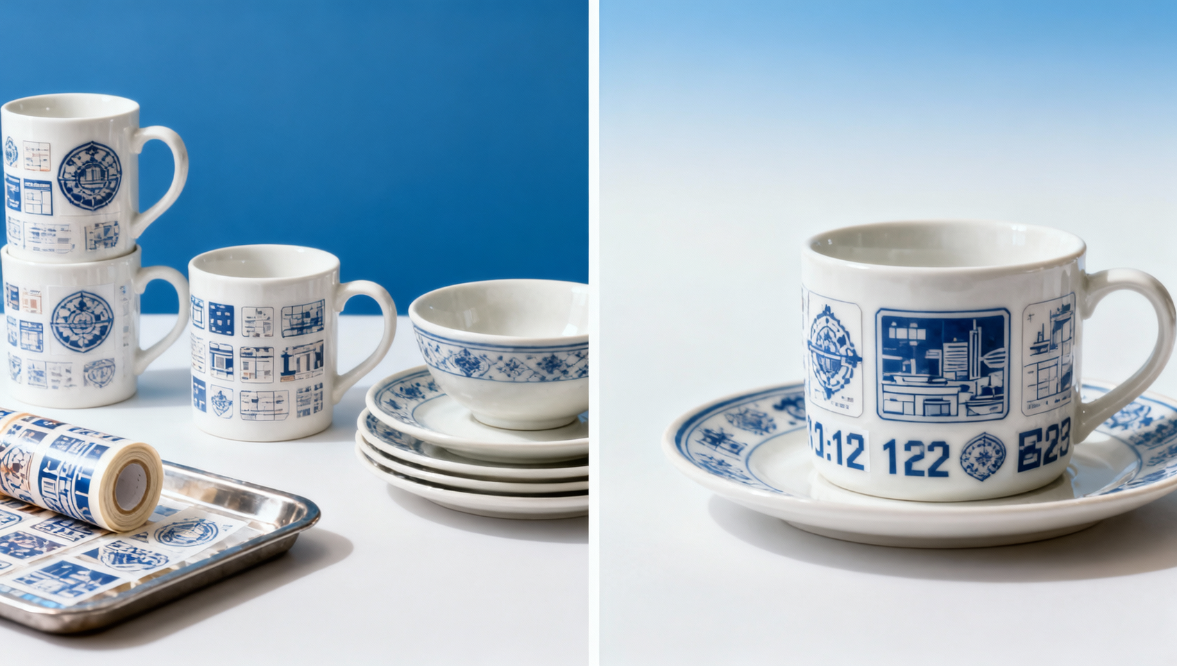 Ceramic mug factories test digital decals for shorter runs Ceramic mug factories test digital decals for shorter runs