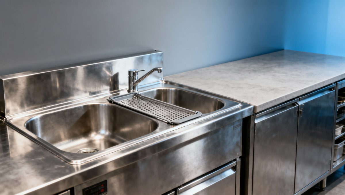 What makes a commercial sink unit easier to clean daily? What makes a commercial sink unit easier to clean daily?