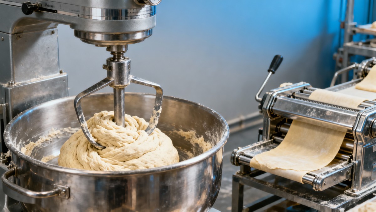 Dough mixer machine torque problems often start with hydration Dough mixer machine torque problems often start with hydration