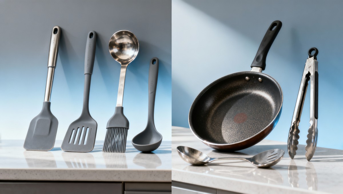 Non-stick kitchen tools: which surfaces scratch too soon? Non-stick kitchen tools: which surfaces scratch too soon?