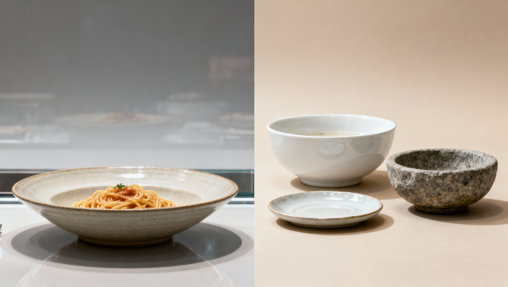 Ceramic Pasta Bowl or Porcelain Soup Bowl for Restaurant Use? Ceramic Pasta Bowl or Porcelain Soup Bowl for Restaurant Use?