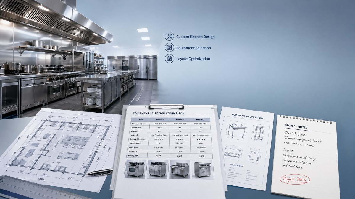 Custom kitchen design and the delays caused by late revisions Custom kitchen design and the delays caused by late revisions