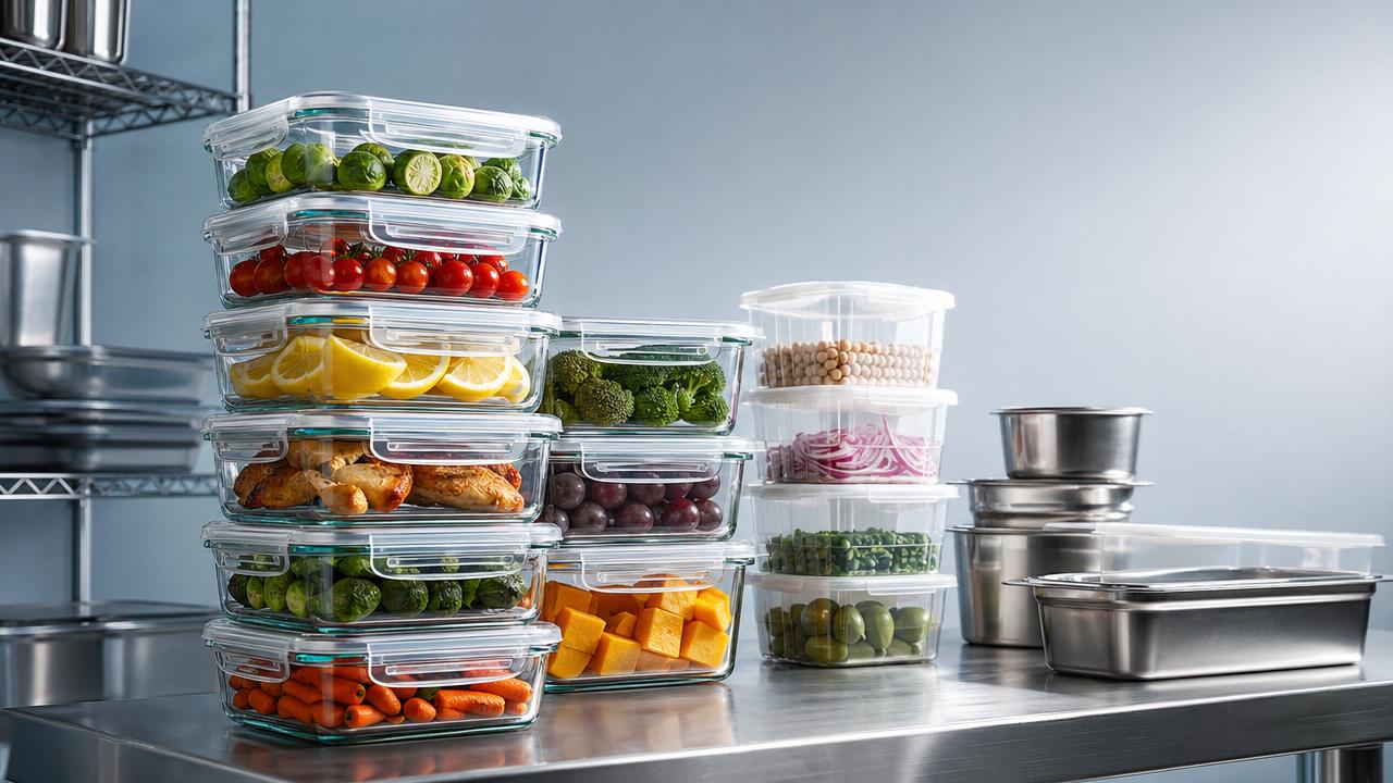 Why stackable glass storage containers fail in busy kitchens