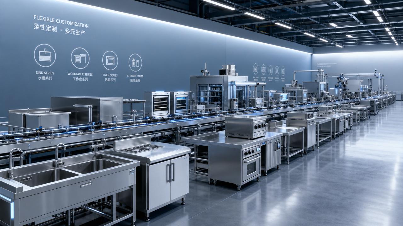Kitchen manufacturing is shifting toward flexible output Kitchen manufacturing is shifting toward flexible output