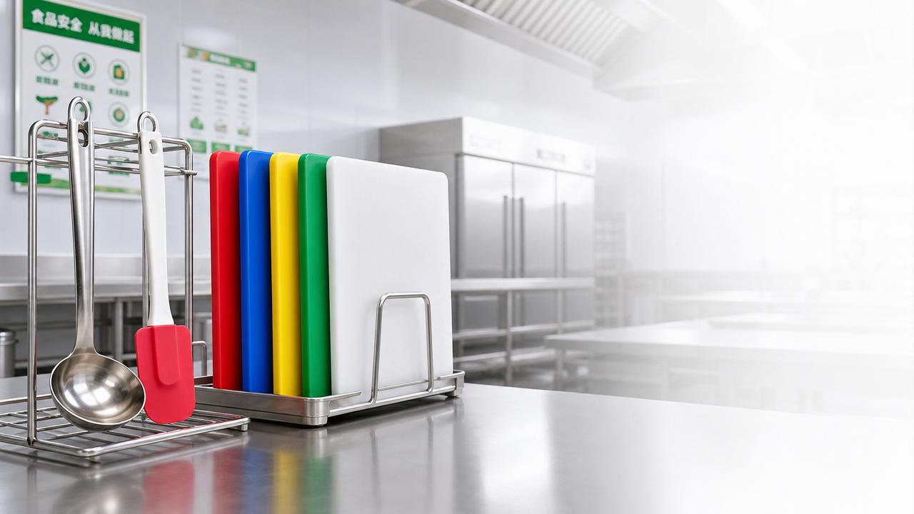 Kitchen tools for schools that are easier to sanitize