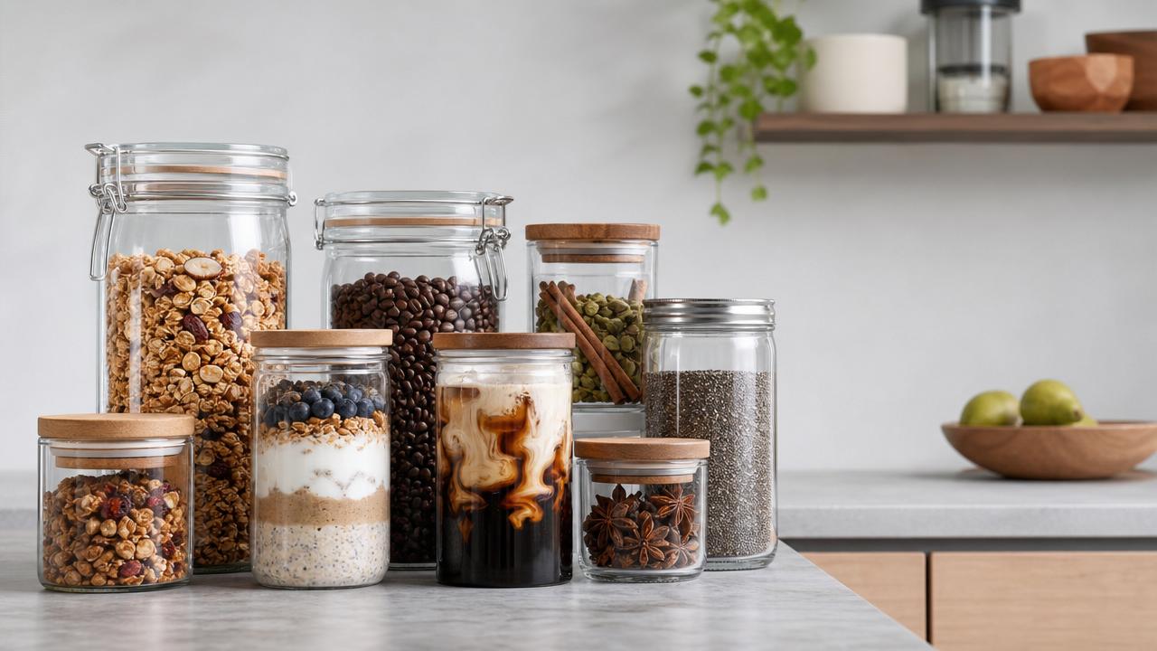 Glass canning jar trends beyond home storage in 2026