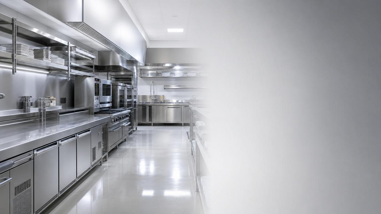 Kitchen design for restaurants that saves space and staff time