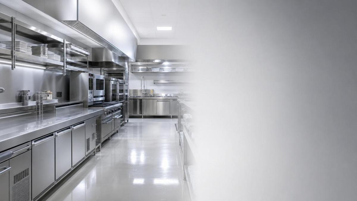Kitchen design for restaurants that saves space and staff time
