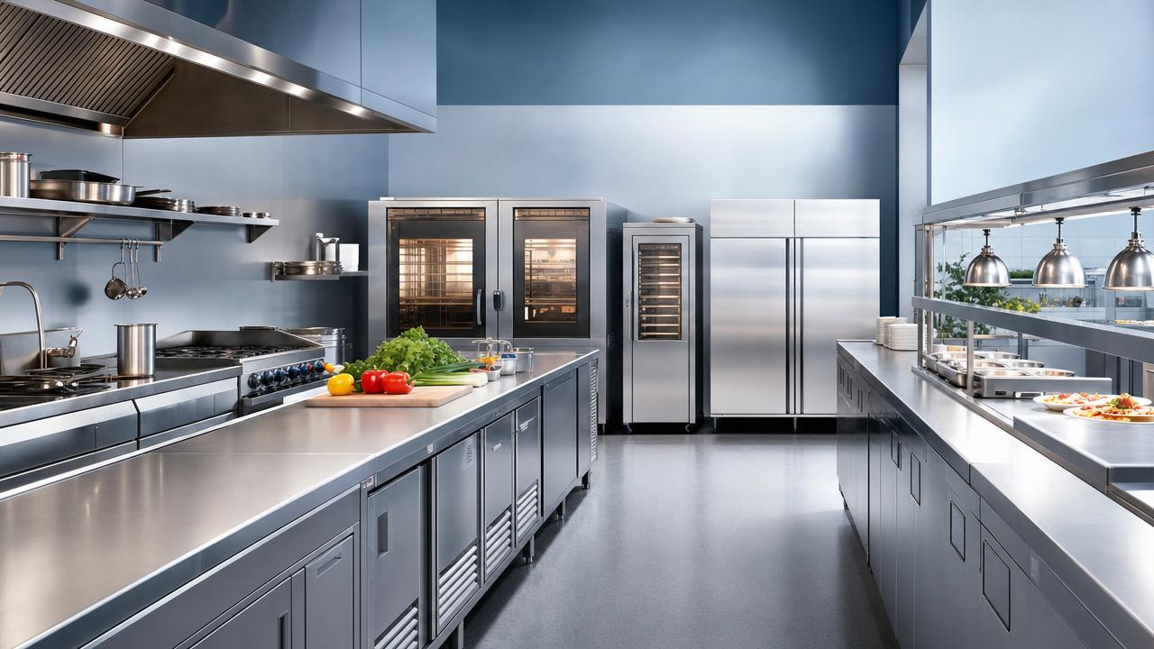 Kitchen design for catering with fewer bottlenecks at peak hours