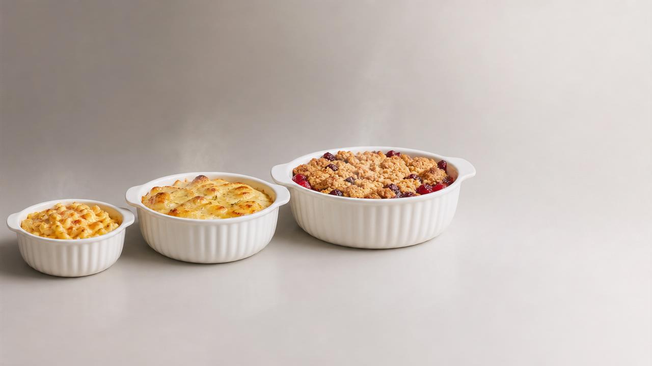 Ceramic baking bowl sizes that work better for repeat service