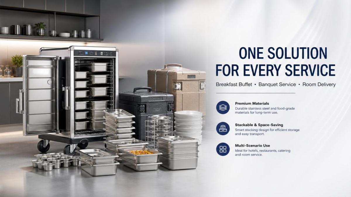 Restaurant supplies for hotels that hold up under mixed service loads