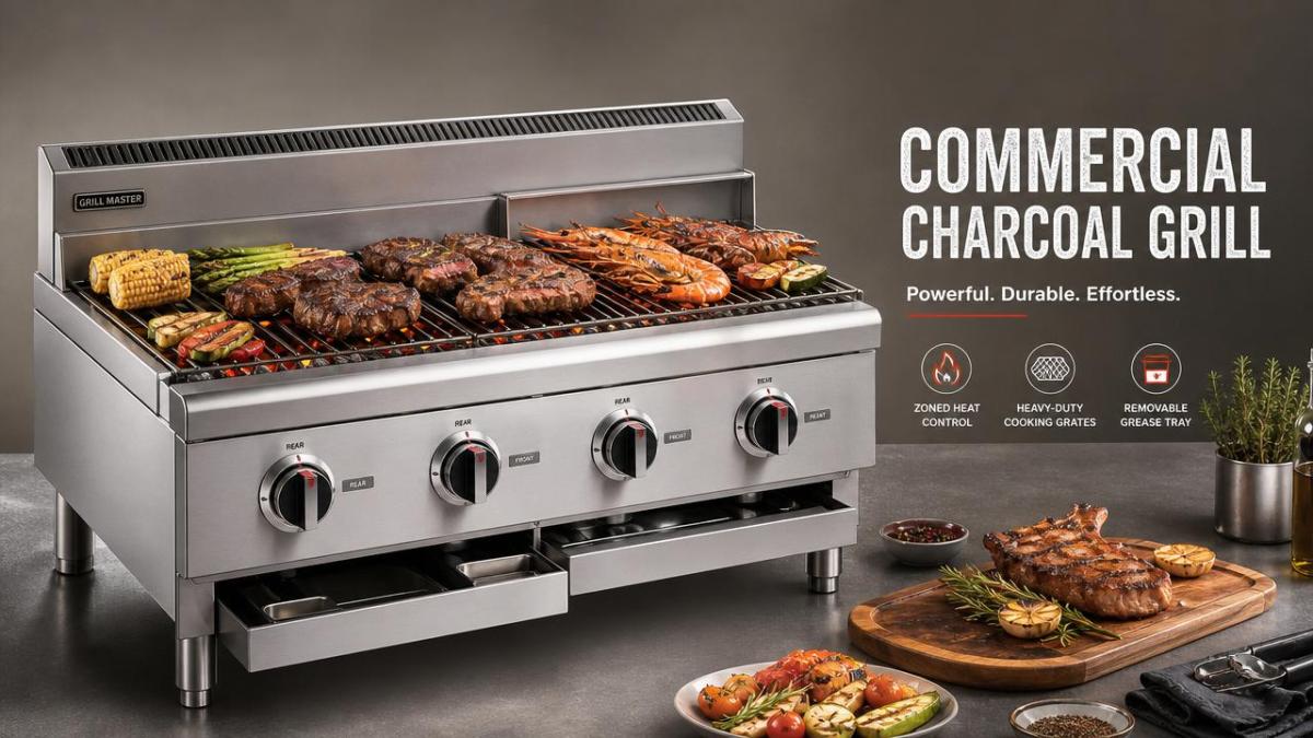 Commercial Charbroiler Features That Matter in Daily Use Commercial Charbroiler Features That Matter in Daily Use