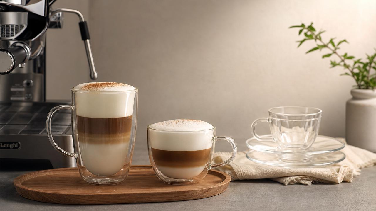 Glass cappuccino cups look premium, but are they practical?