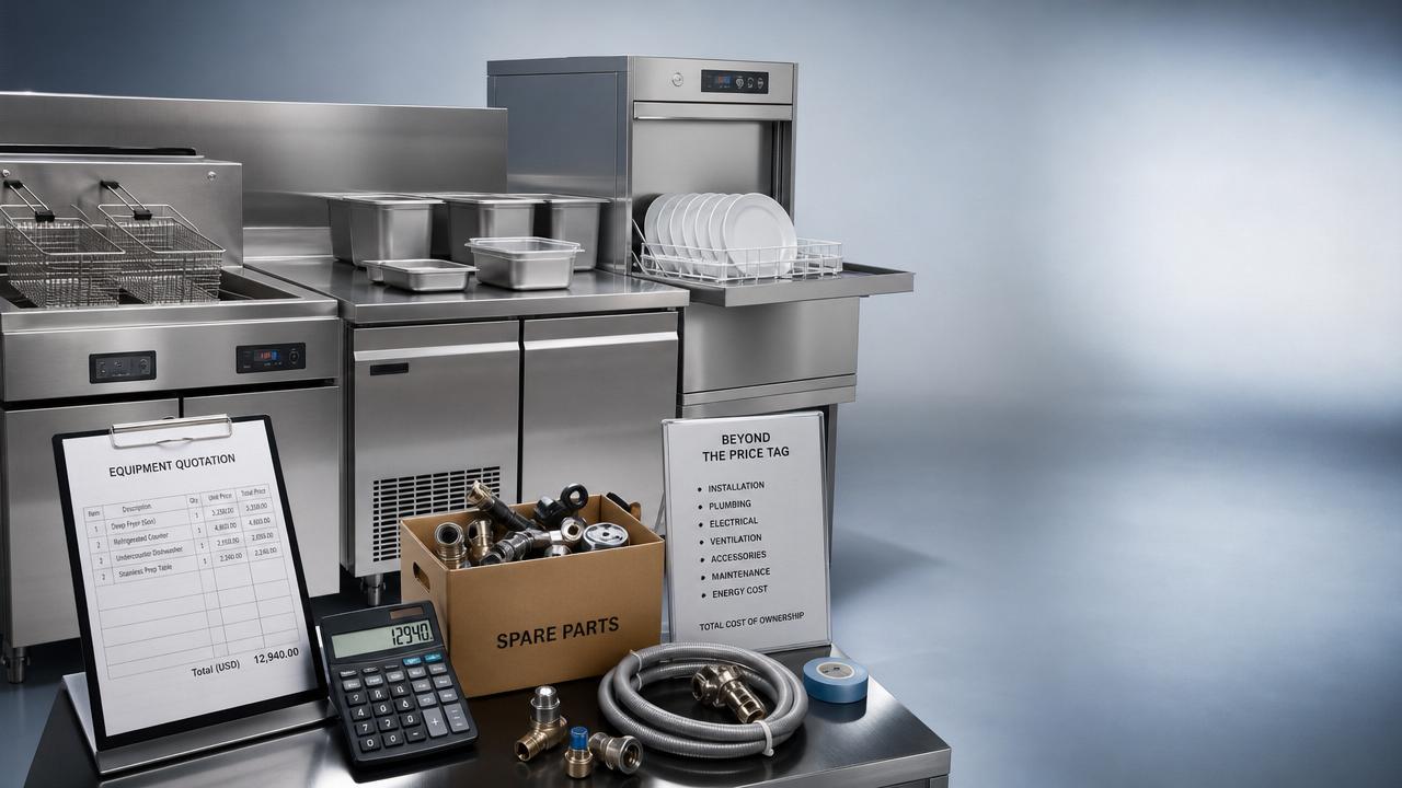 Restaurant supplies price list gaps that lead to budget overruns