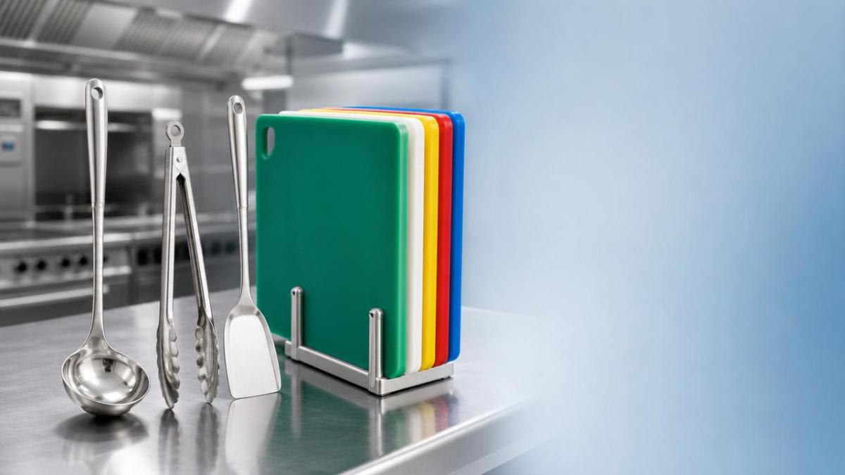 Kitchen tools for schools that are easier to sanitize