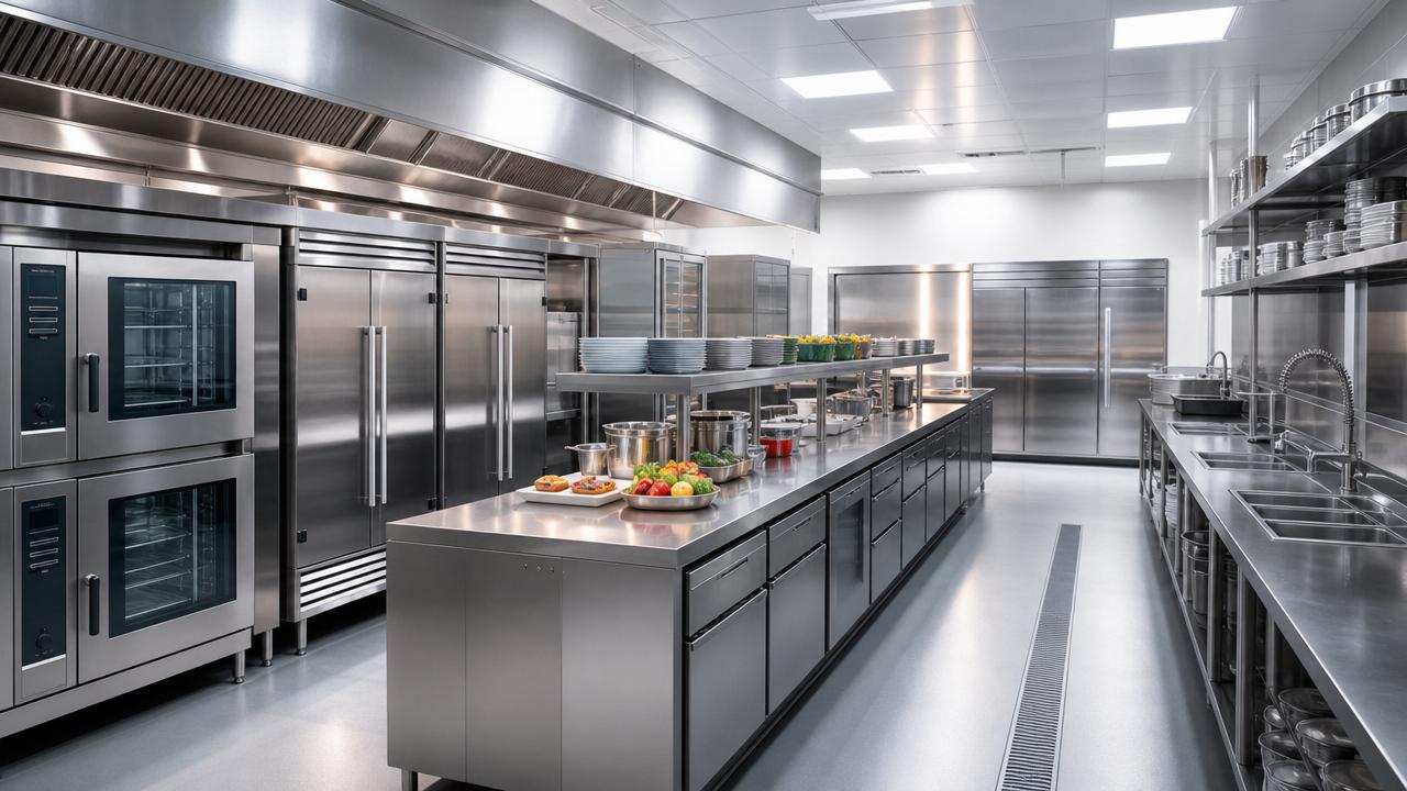 Restaurant kitchen equipment for hotels: what differs most