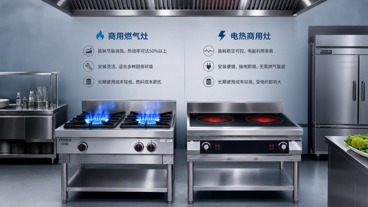 Commercial Gas Range or electric? The cost gap is wider Commercial Gas Range or electric? The cost gap is wider
