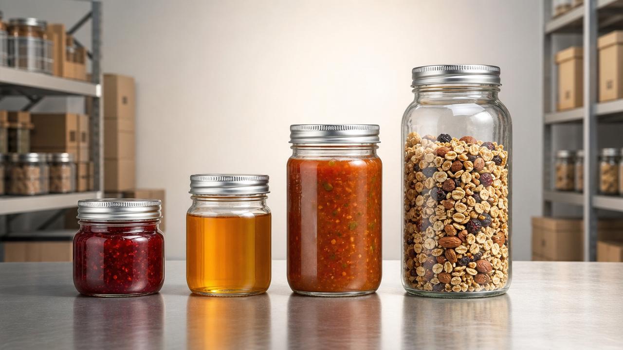 Glass Canning Jar Sizes That Reduce Filling and Storage Waste