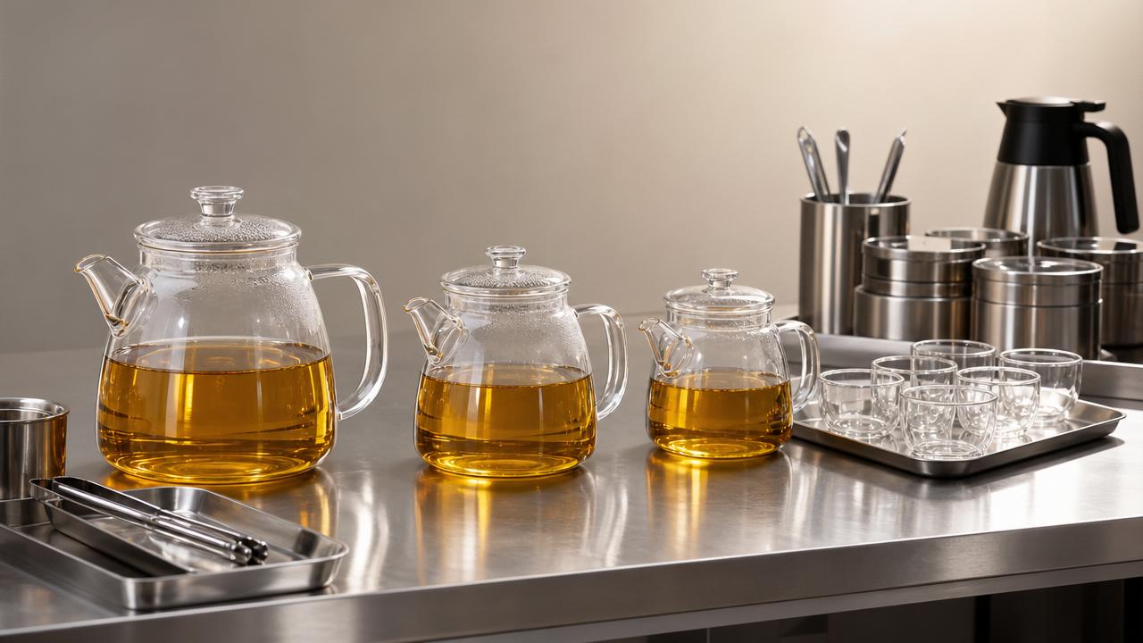 Why glass tea server capacity affects daily serving flow