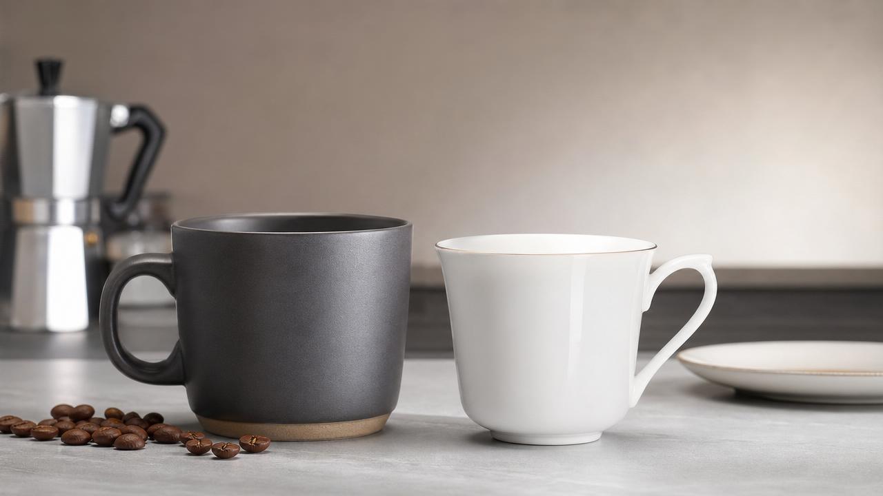 Stoneware mug vs porcelain mug: which lasts longer in use?