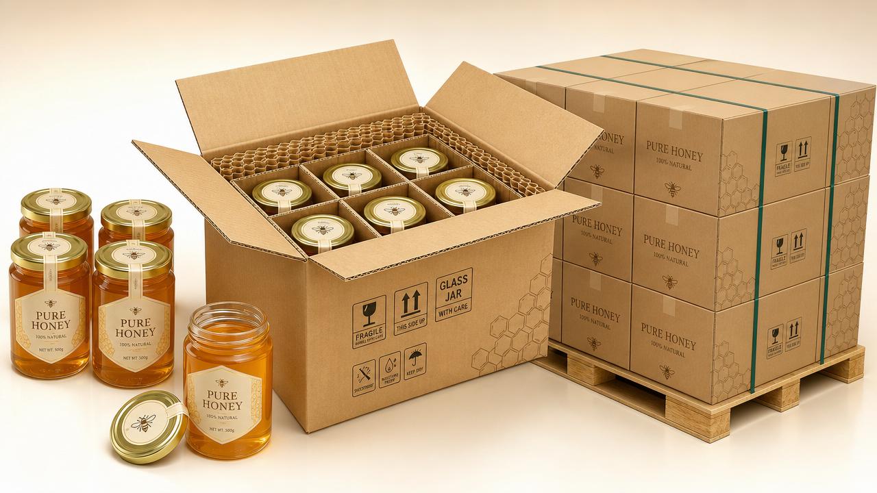 What makes a glass honey jar harder to ship than it looks?