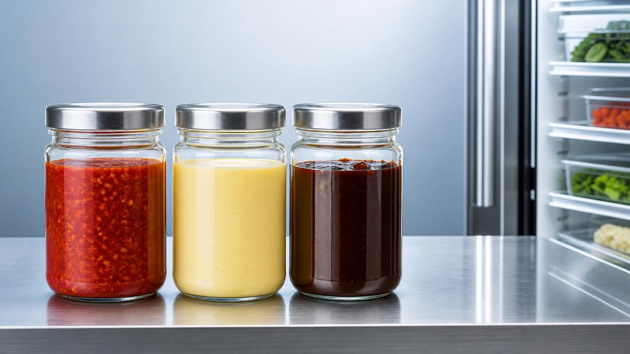 How a glass sauce jar can reduce filling and storage issues