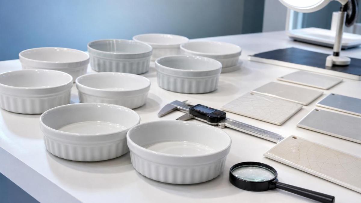 What defects matter most when sourcing a ceramic baking bowl