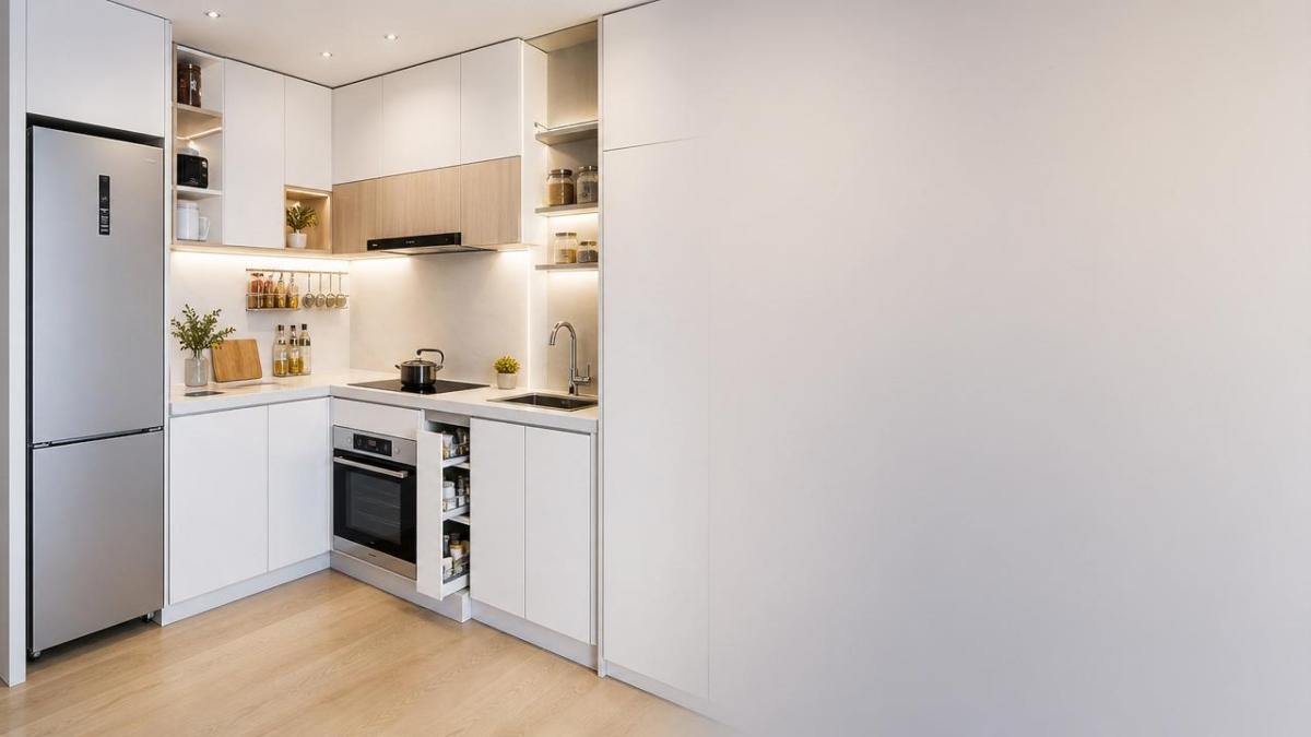 Kitchen design for small spaces that still feels efficient Kitchen design for small spaces that still feels efficient