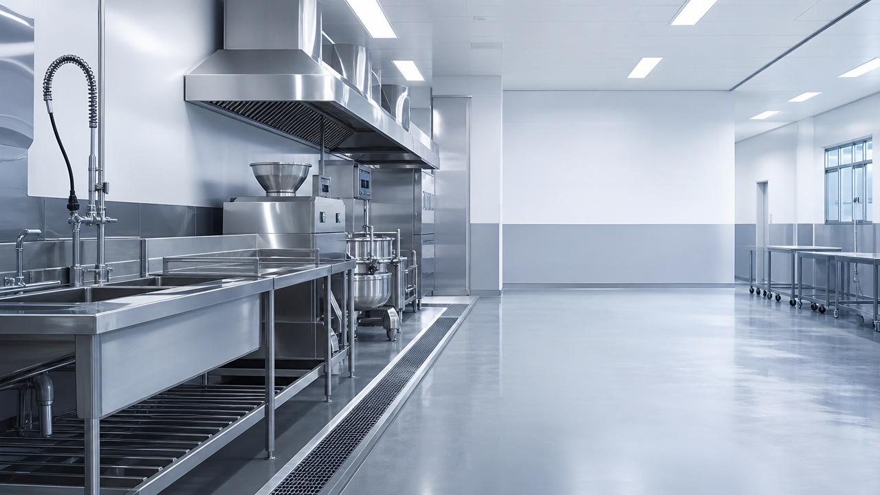 Kitchen design for food processing starts with compliance