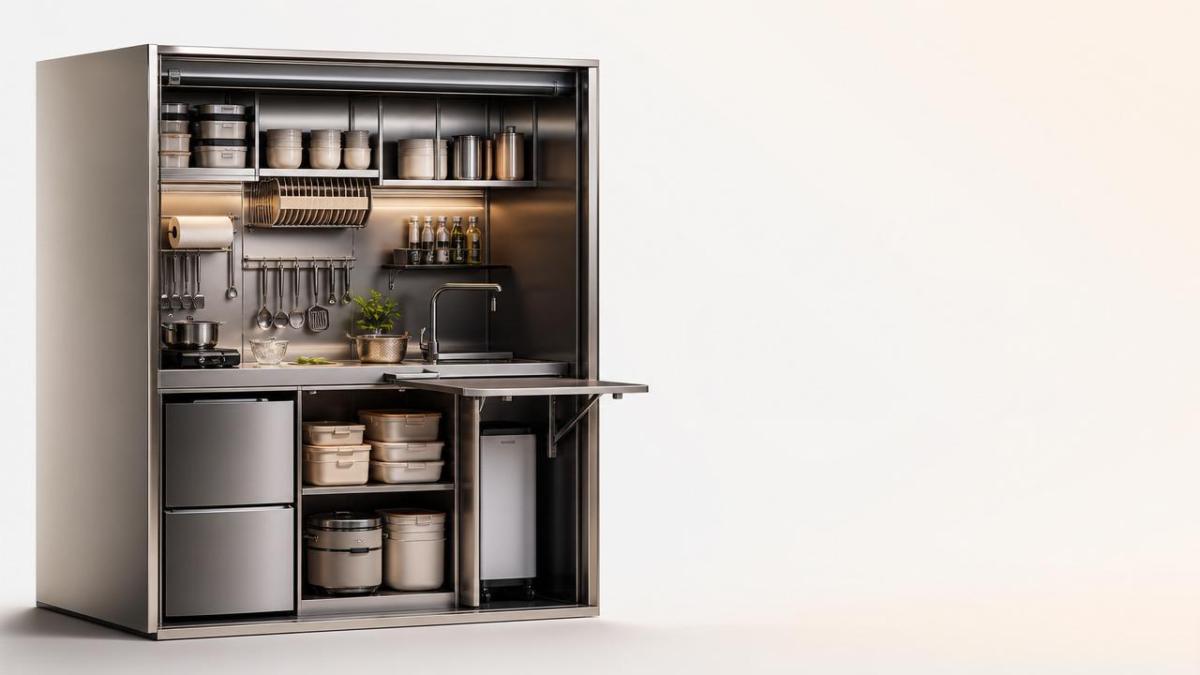 Space-saving kitchen tools are changing compact kitchen design Space-saving kitchen tools are changing compact kitchen design