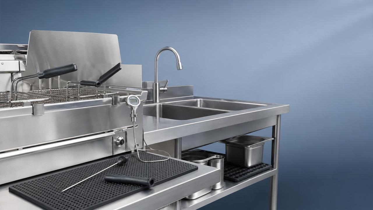 Which restaurant kitchen equipment accessories improve safety?
