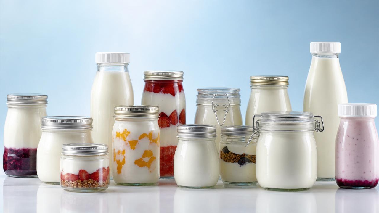 Glass Yogurt Jar Sizes, Lid Types, and Filling Uses Explained