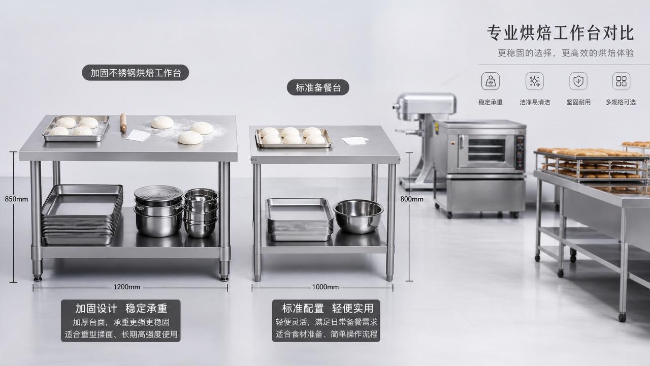 Bakery Worktable vs Standard Prep Table: What Matters for Dough Production? Bakery Worktable vs Standard Prep Table: What Matters for Dough Production?