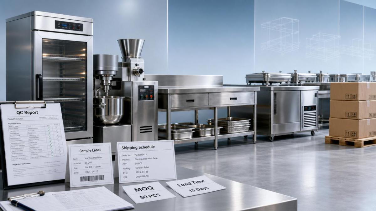 How to Evaluate a Restaurant Supplies Manufacturer for Quality, MOQ, and Lead Time