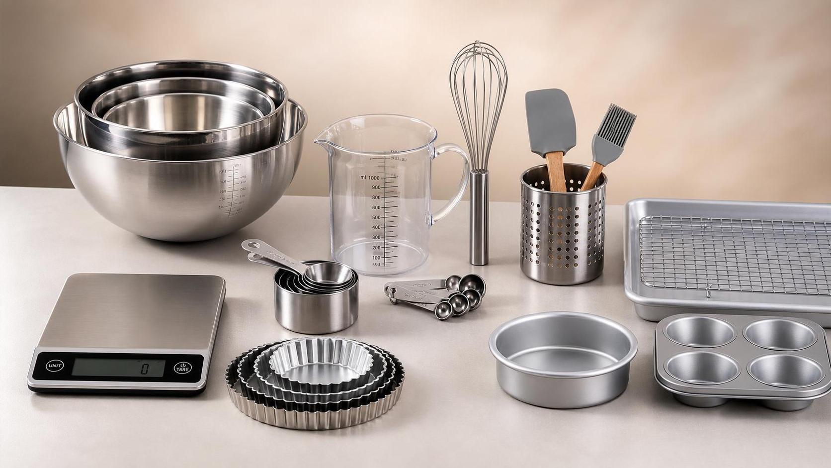 How to Choose Baking Tools for Home and Commercial Use: Materials, Types, and Must-Have Sets