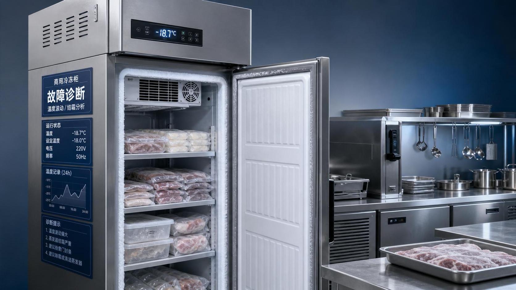 Commercial Freezer Problems Explained: Frost Buildup, Temperature Swings, and Noise Commercial Freezer Problems Explained: Frost Buildup, Temperature Swings, and Noise