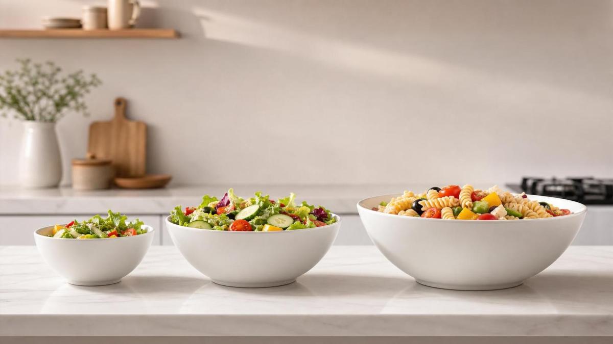 Porcelain Salad Bowl Sizes Explained: What Works Best for Home Meals and Serving