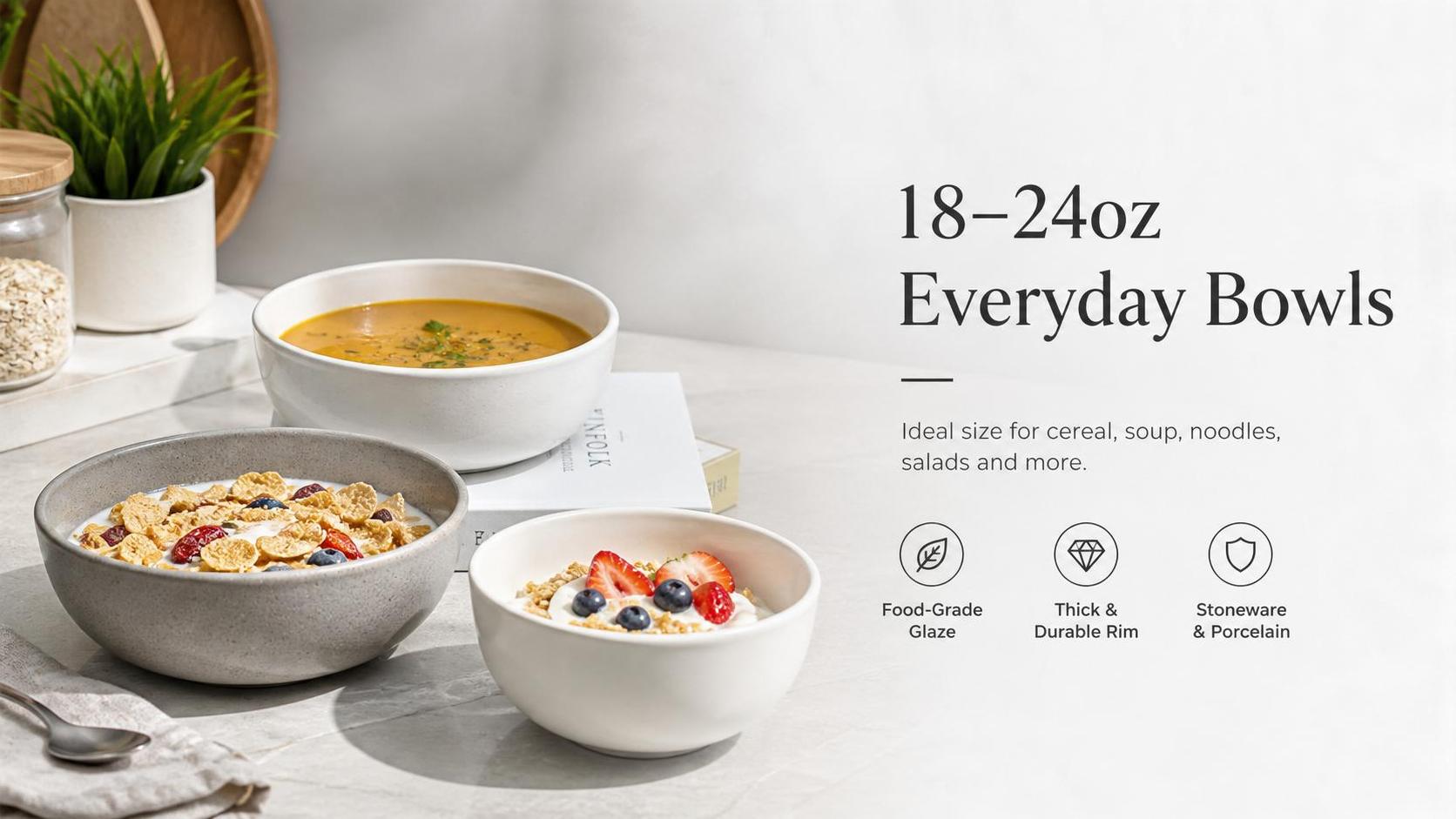 How to Choose a Ceramic Cereal Bowl for Daily Use: Size, Glaze, and Durability