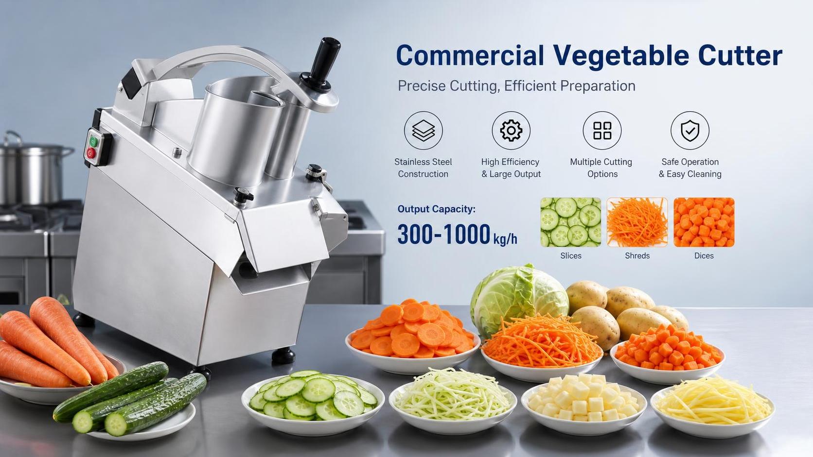How to Choose a Vegetable Cutter for Commercial Kitchens and Food Prep Needs